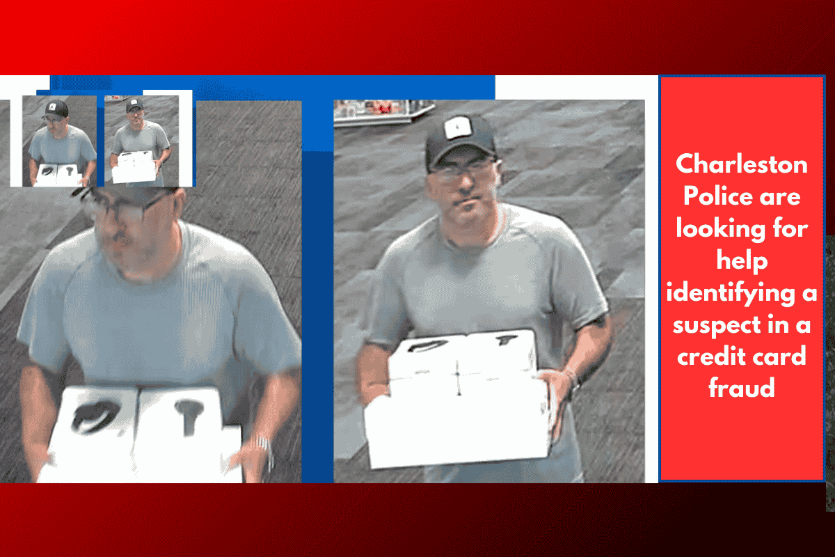Charleston Police are looking for help identifying a suspect in a credit card fraud