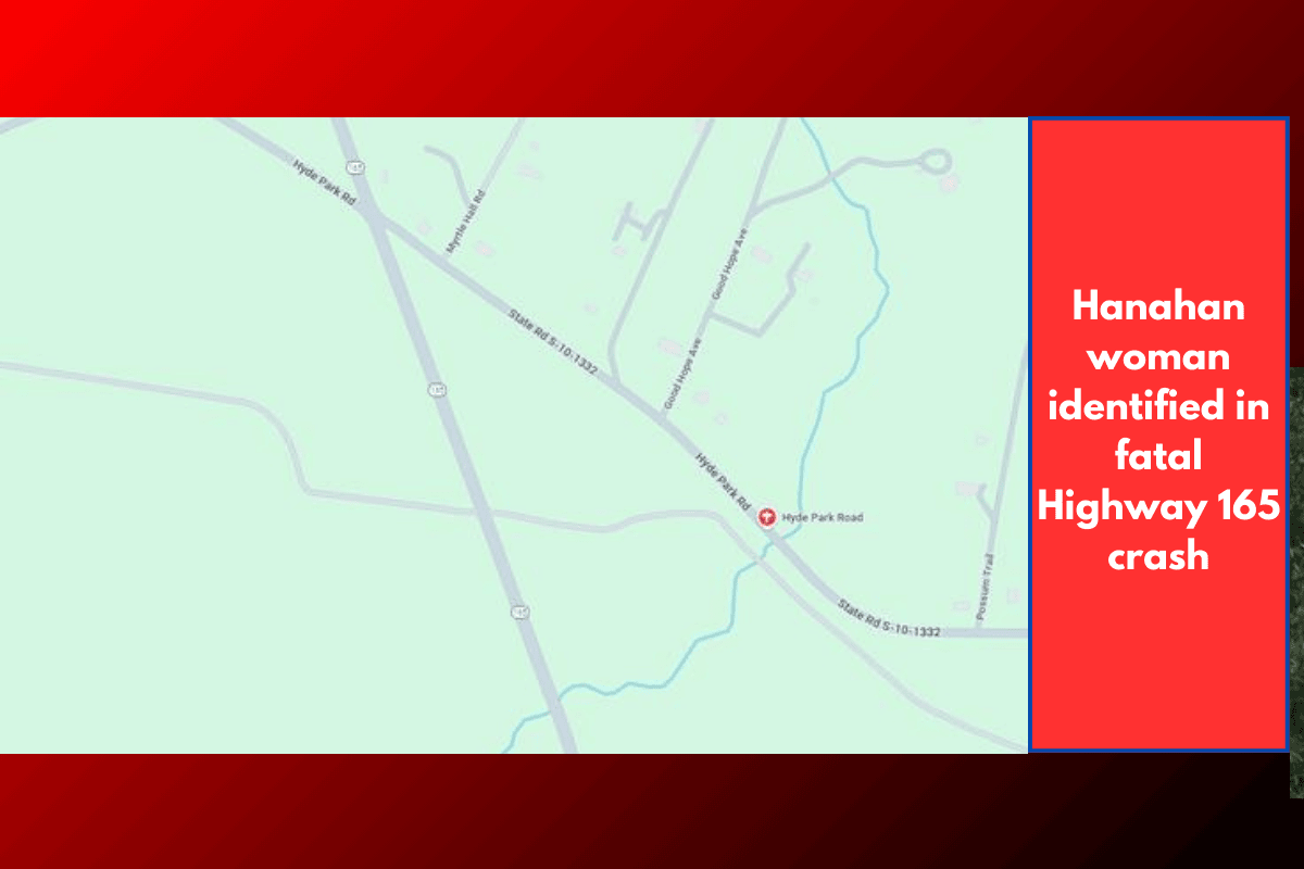 Hanahan woman identified in fatal Highway 165 crash