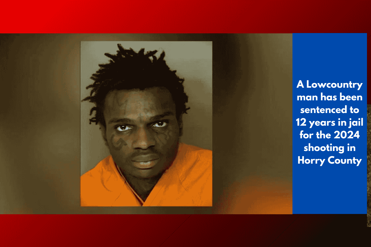 A Lowcountry man has been sentenced to 12 years in jail for the 2024 shooting in Horry County