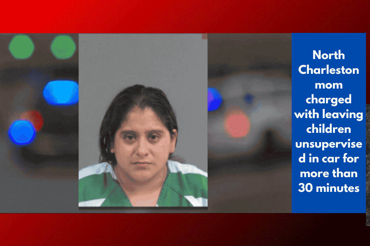North Charleston mom charged with leaving children unsupervised in car for more than 30 minutes