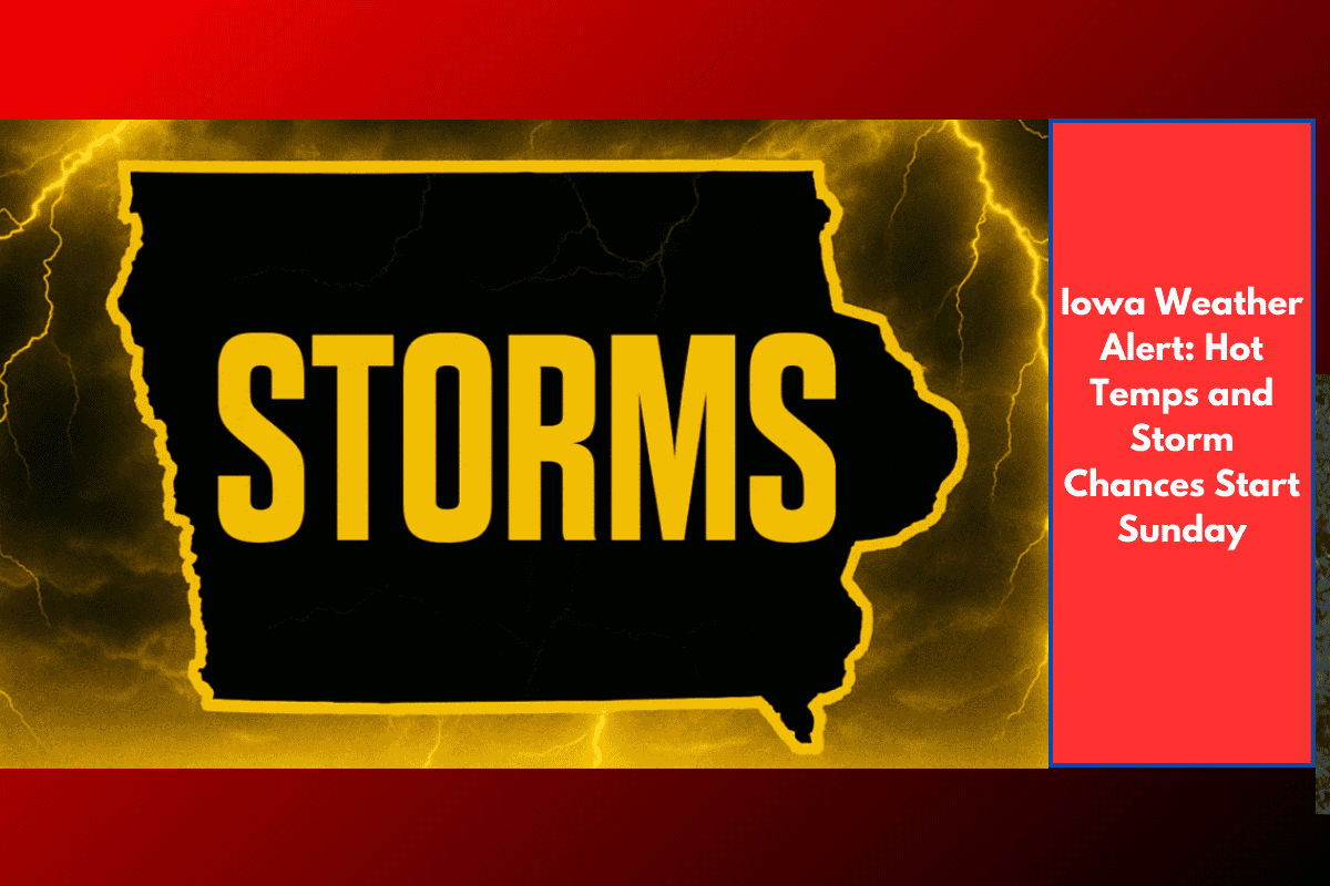 Iowa Weather Alert: Hot Temps and Storm Chances Start Sunday
