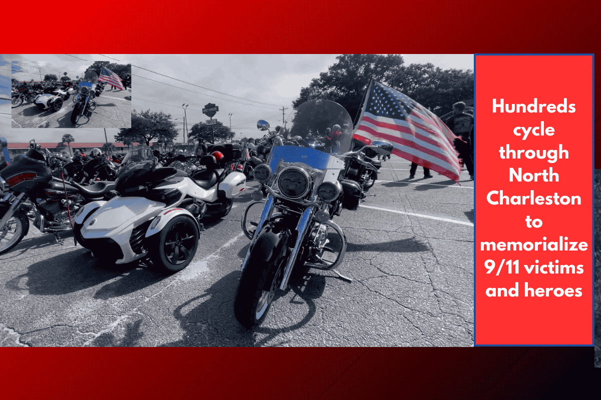 Hundreds cycle through North Charleston to memorialize 9/11 victims and heroes