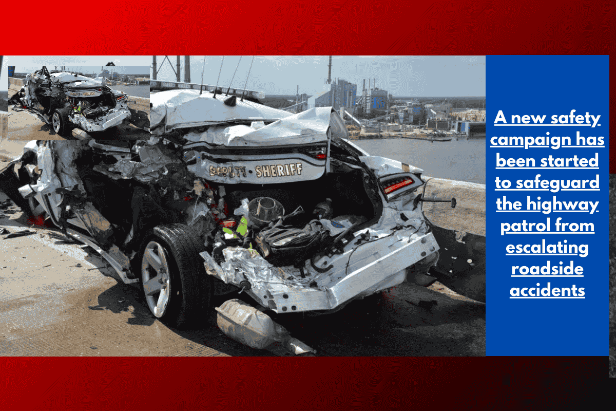 A new safety campaign has been started to safeguard the highway patrol from escalating roadside accidents