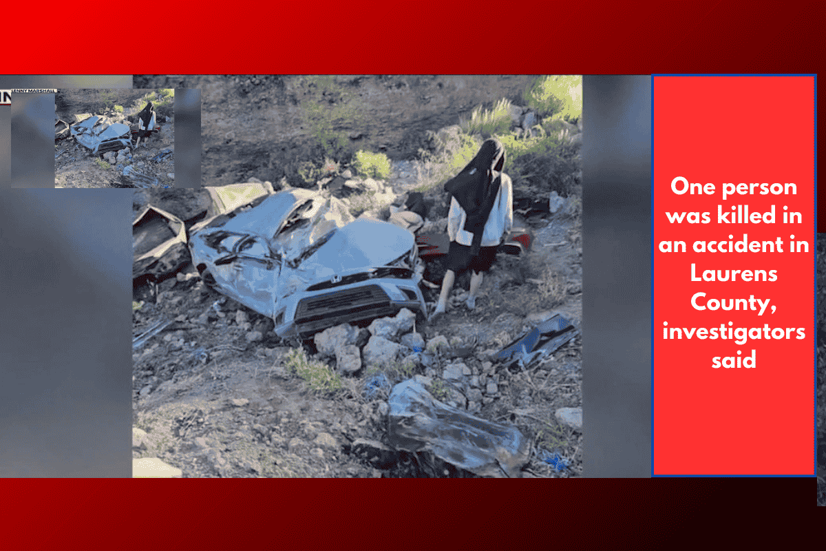 One person was killed in an accident in Laurens County, investigators said