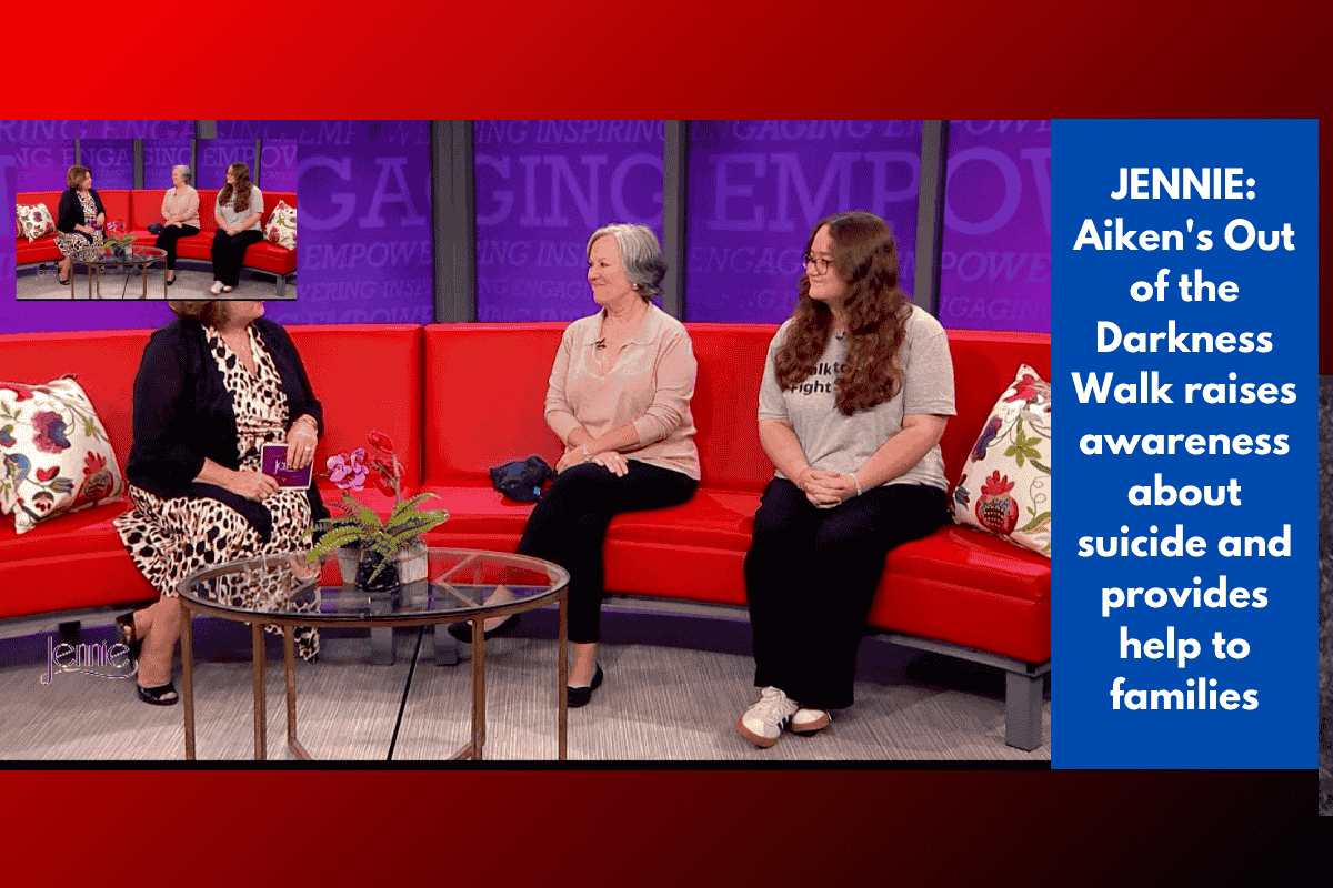 JENNIE: Aiken's Out of the Darkness Walk raises awareness about suicide and provides help to families