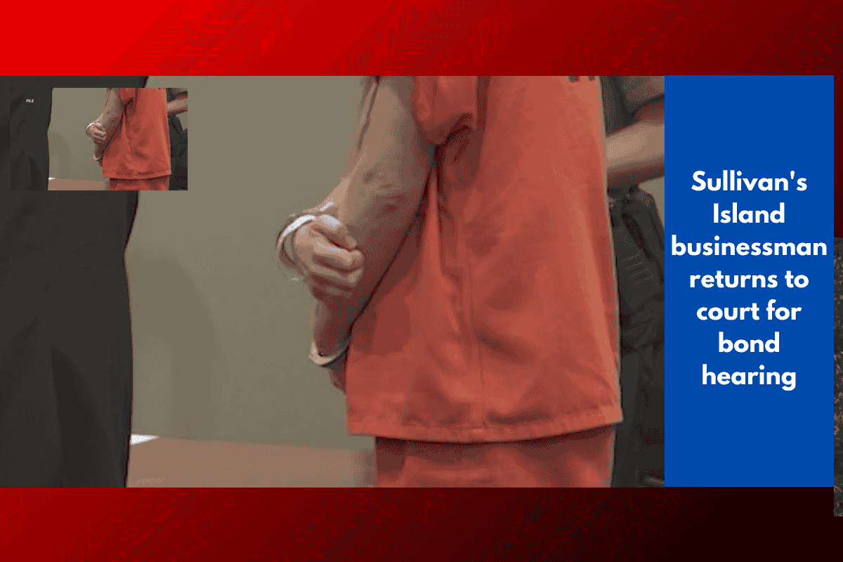 Sullivan's Island businessman returns to court for bond hearing