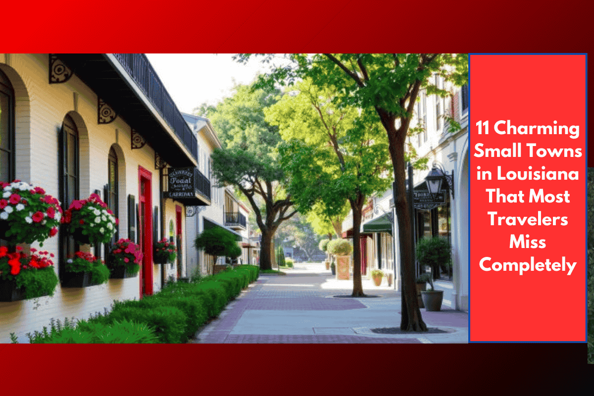 11 Charming Small Towns in Louisiana That Most Travelers Miss Completely