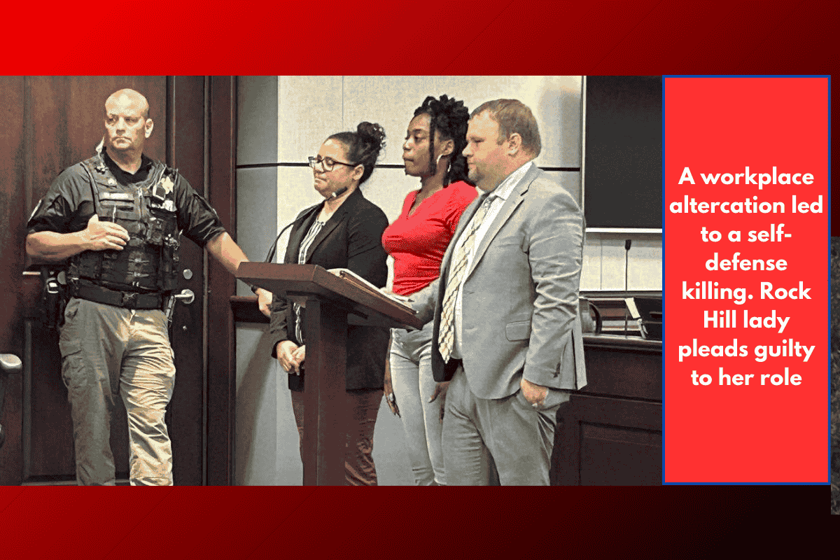 A workplace altercation led to a self-defense killing. Rock Hill lady pleads guilty to her role