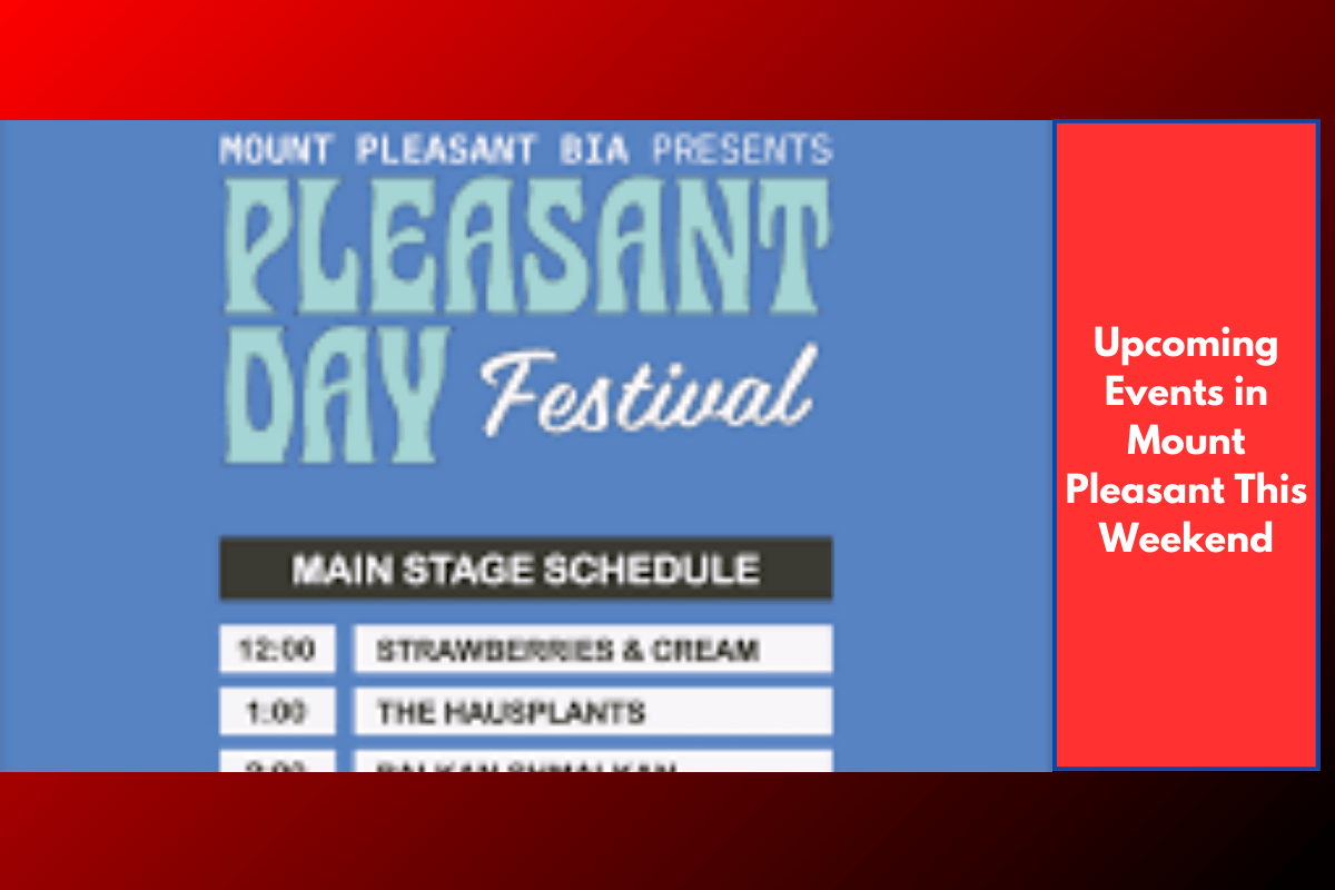 Upcoming Events in Mount Pleasant This Weekend