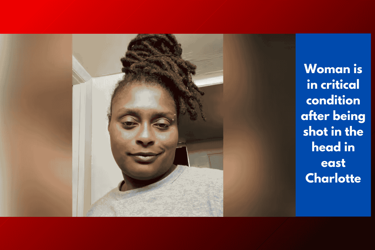 Woman is in critical condition after being shot in the head in east Charlotte