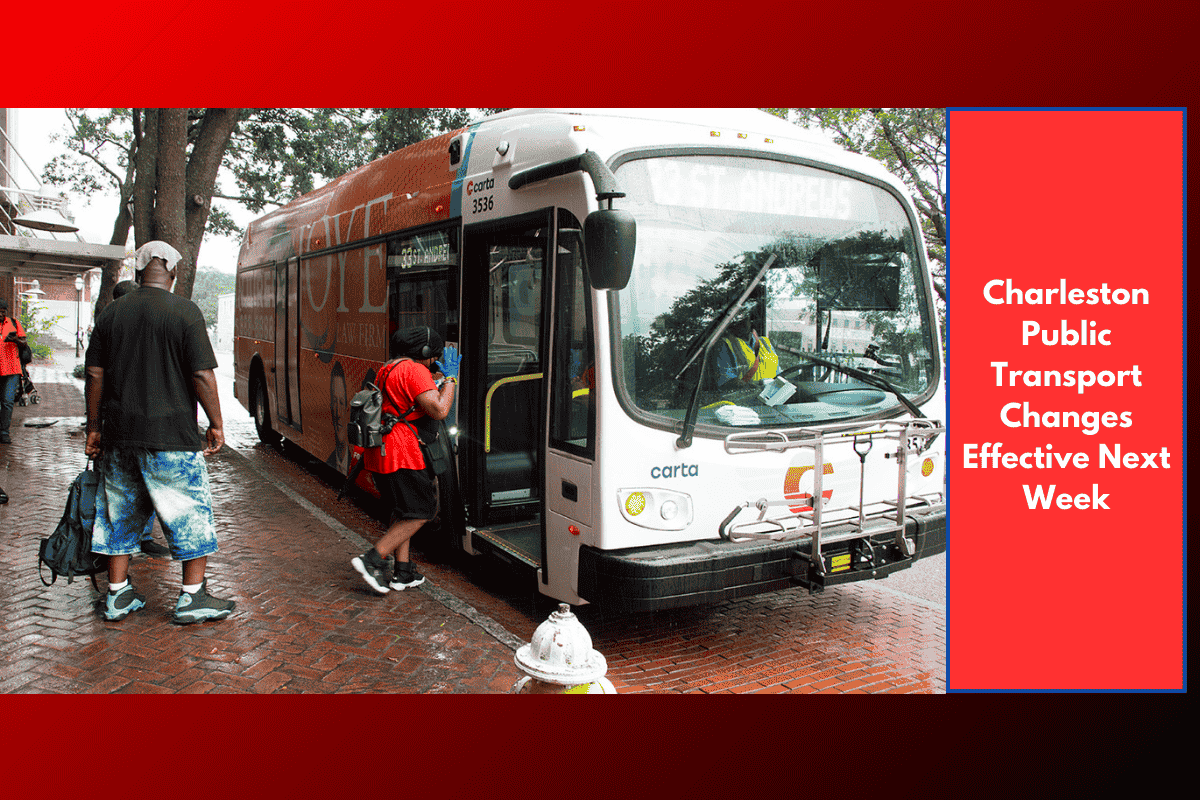 Charleston Public Transport Changes Effective Next Week