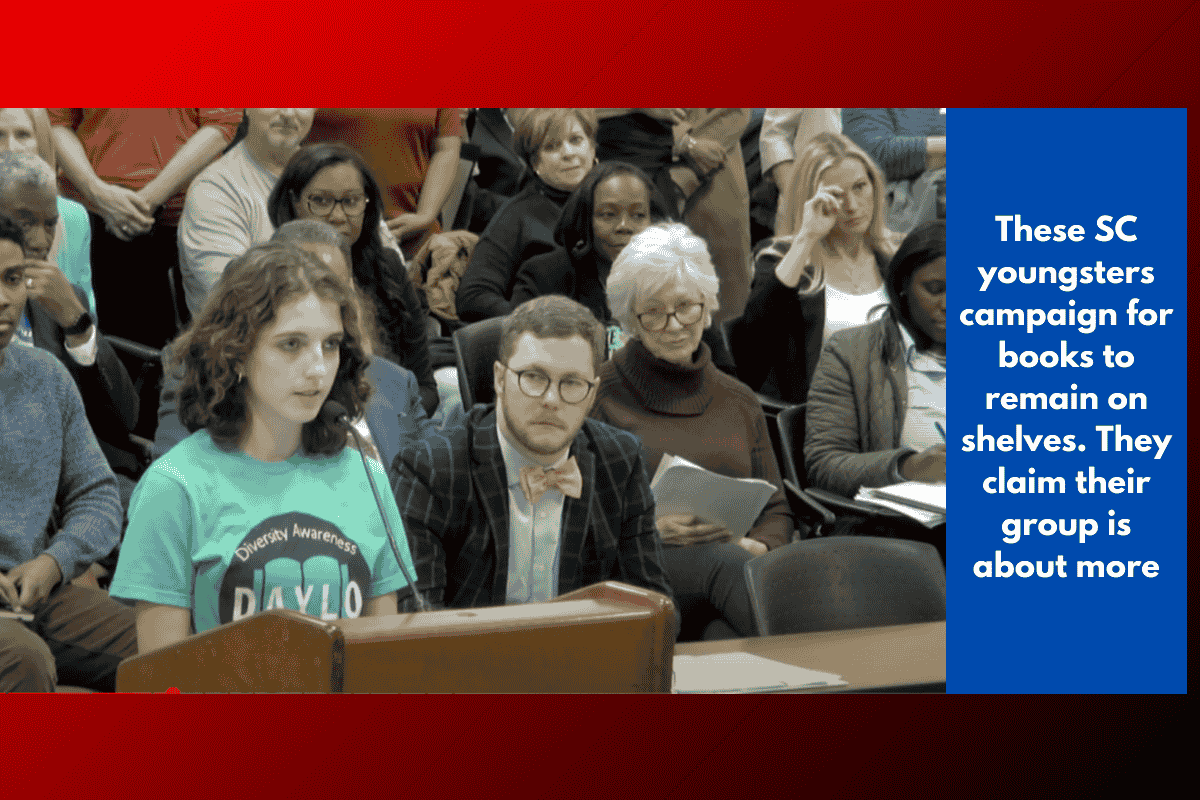 These SC youngsters campaign for books to remain on shelves. They claim their group is about more