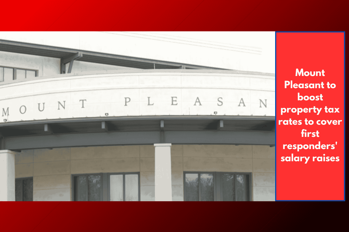 Mount Pleasant to boost property tax rates to cover first responders' salary raises