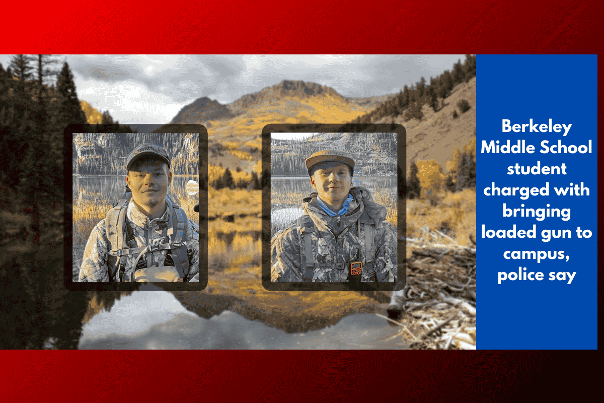 Berkeley Middle School student charged with bringing loaded gun to campus, police say