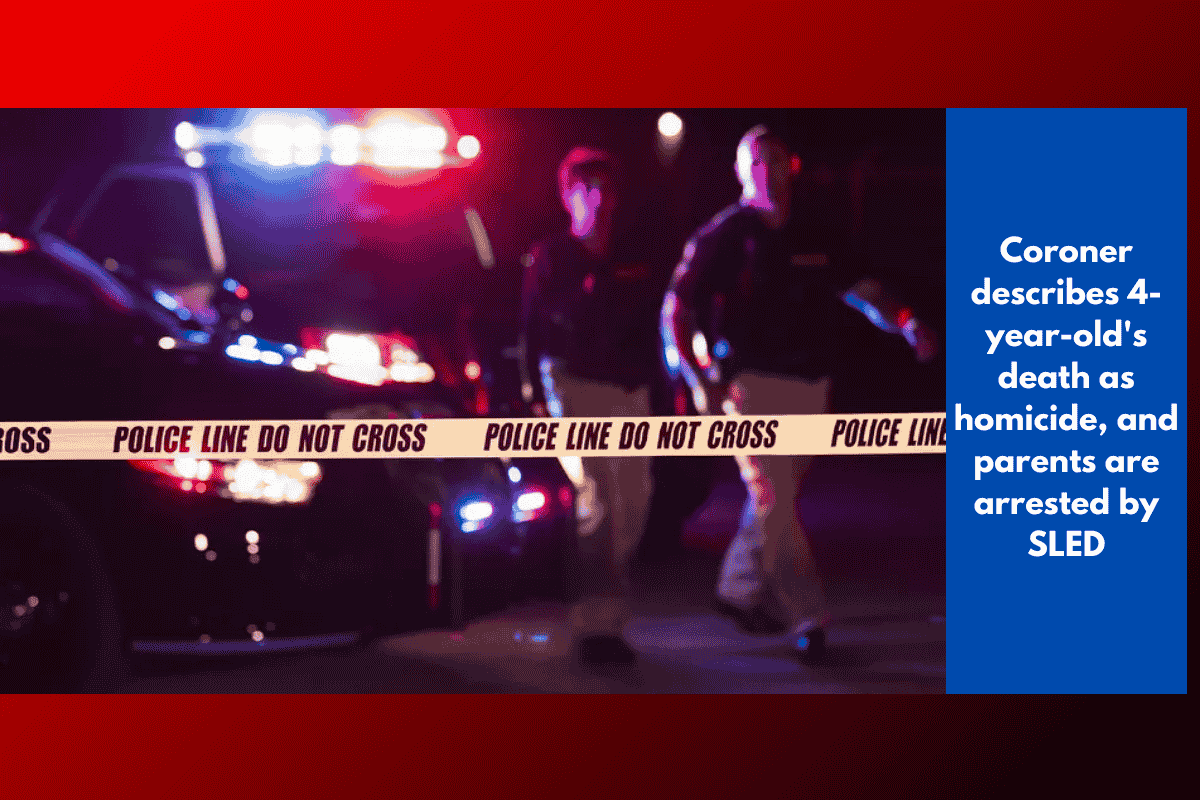 Coroner describes 4-year-old's death as homicide, and parents are arrested by SLED