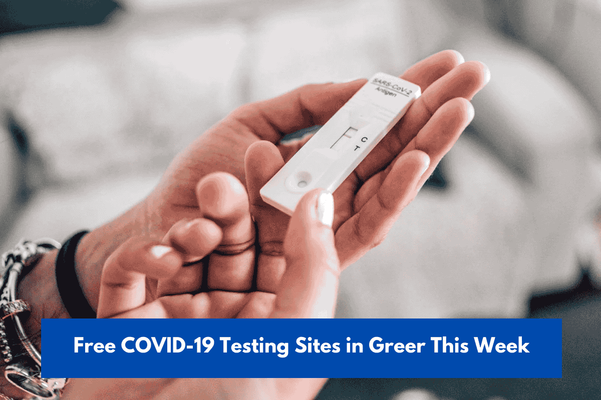 Free COVID-19 Testing Sites in Greer This Week
