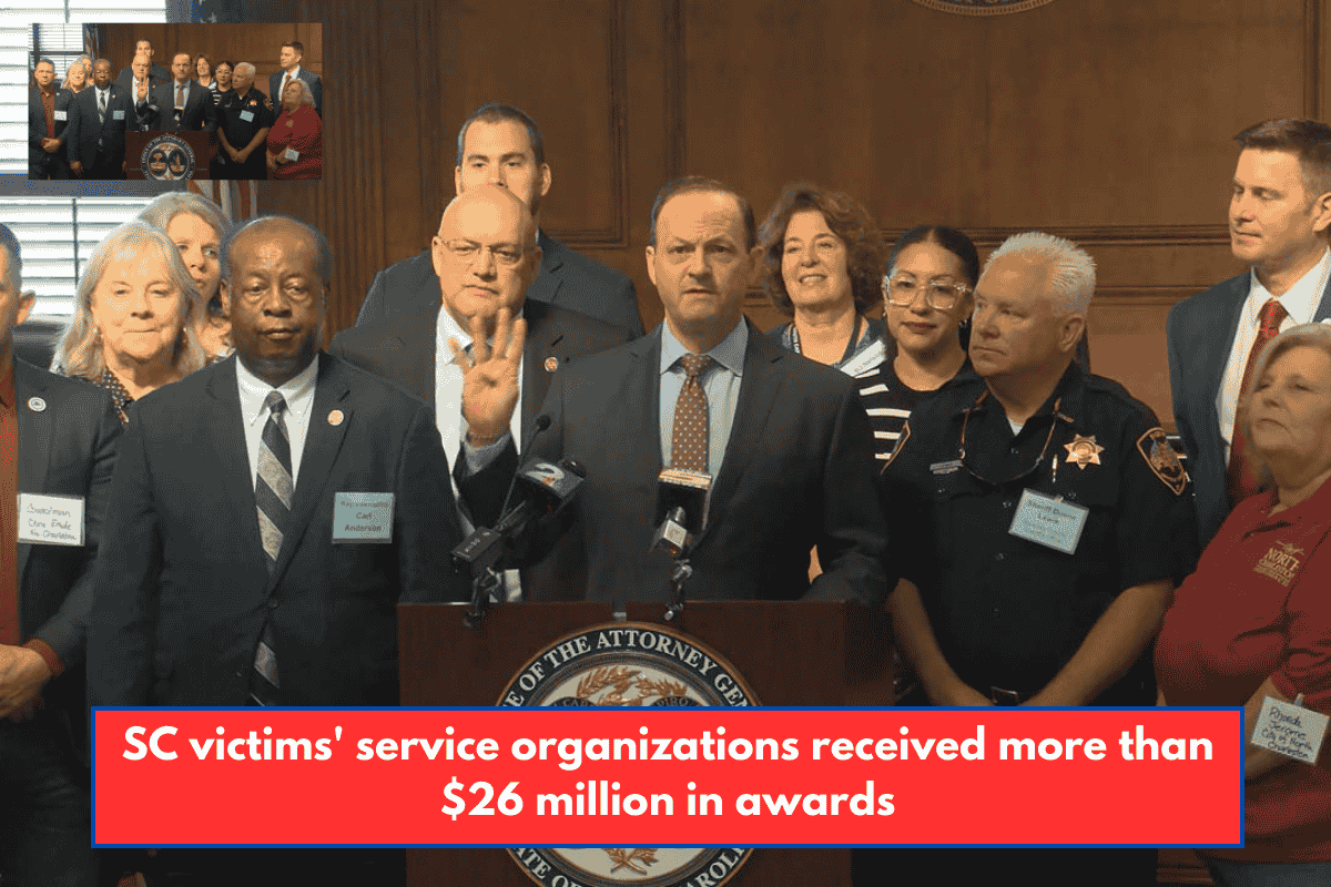 SC victims' service organizations received more than $26 million in awards