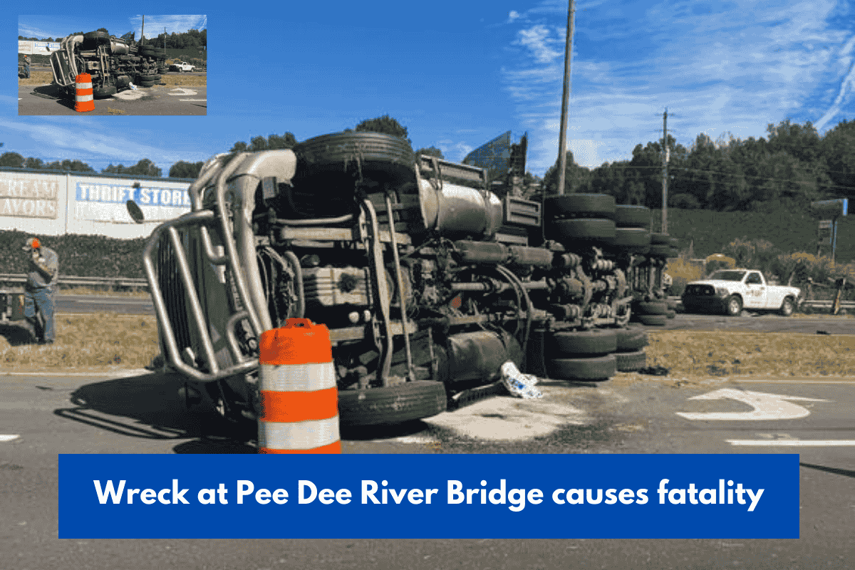 Wreck at Pee Dee River Bridge causes fatality