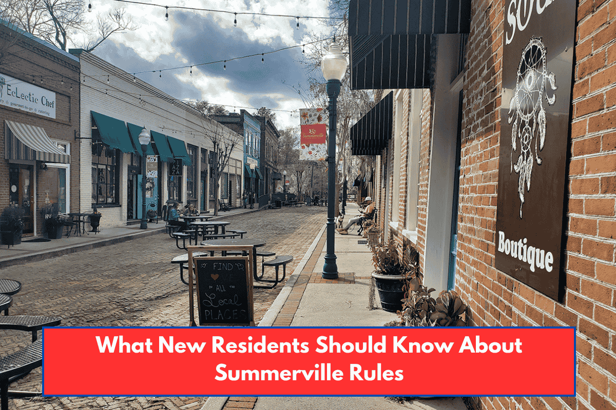 What New Residents Should Know About Summerville Rules
