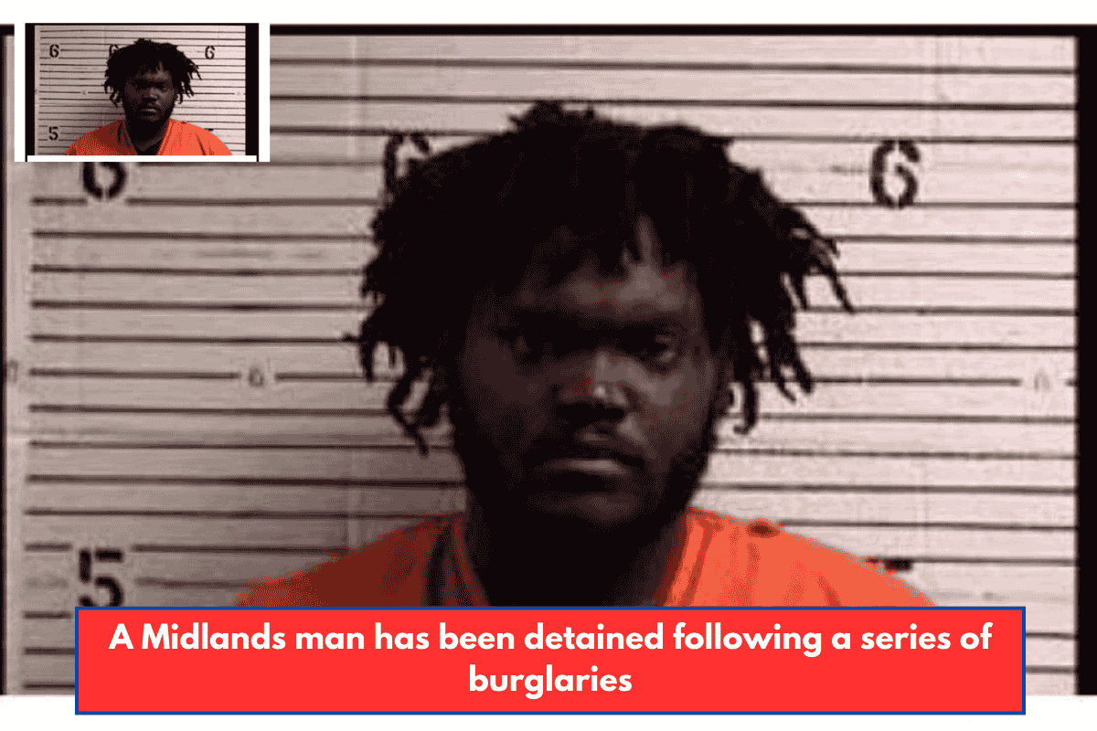 A Midlands man has been detained following a series of burglaries