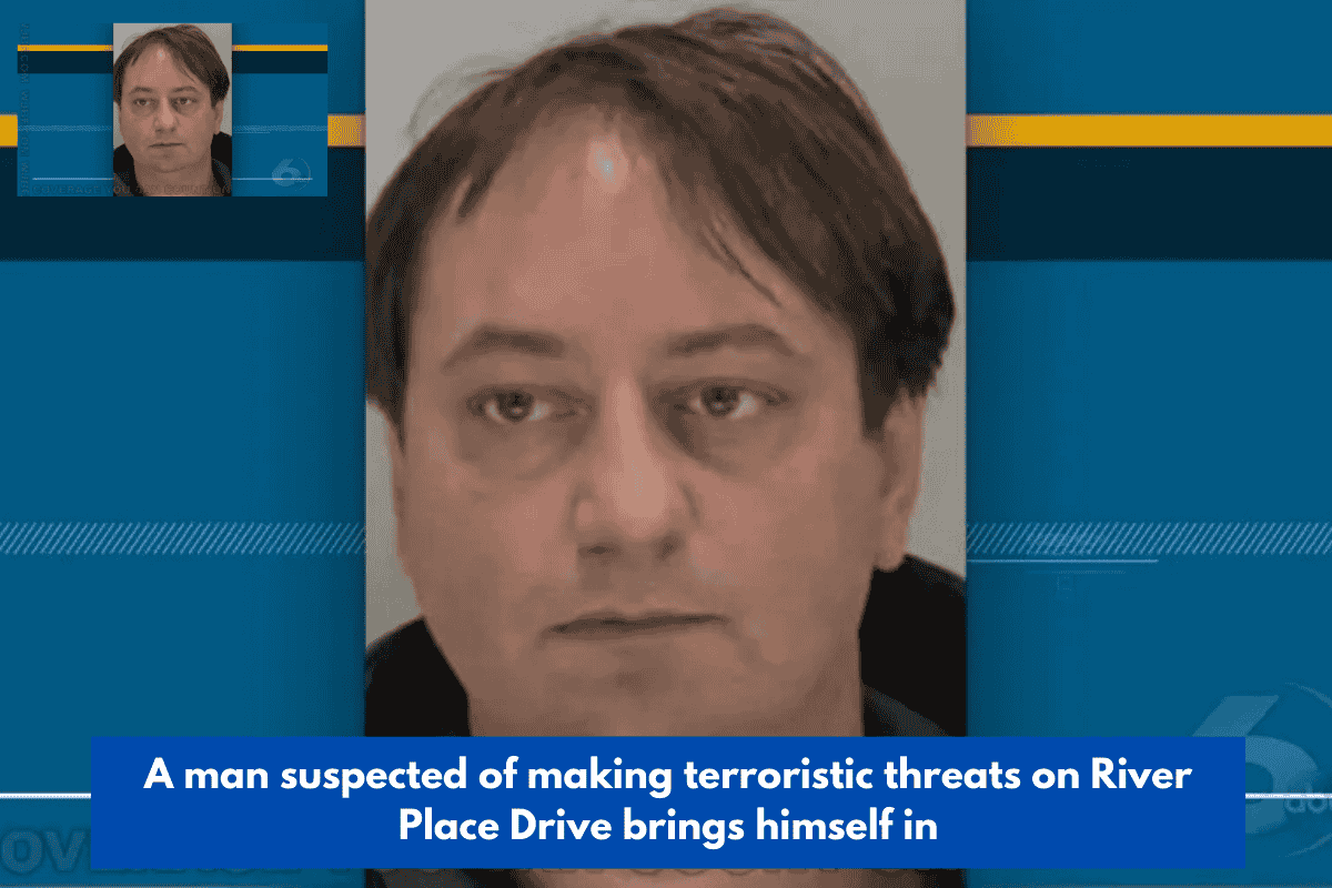 A man suspected of making terroristic threats on River Place Drive brings himself in