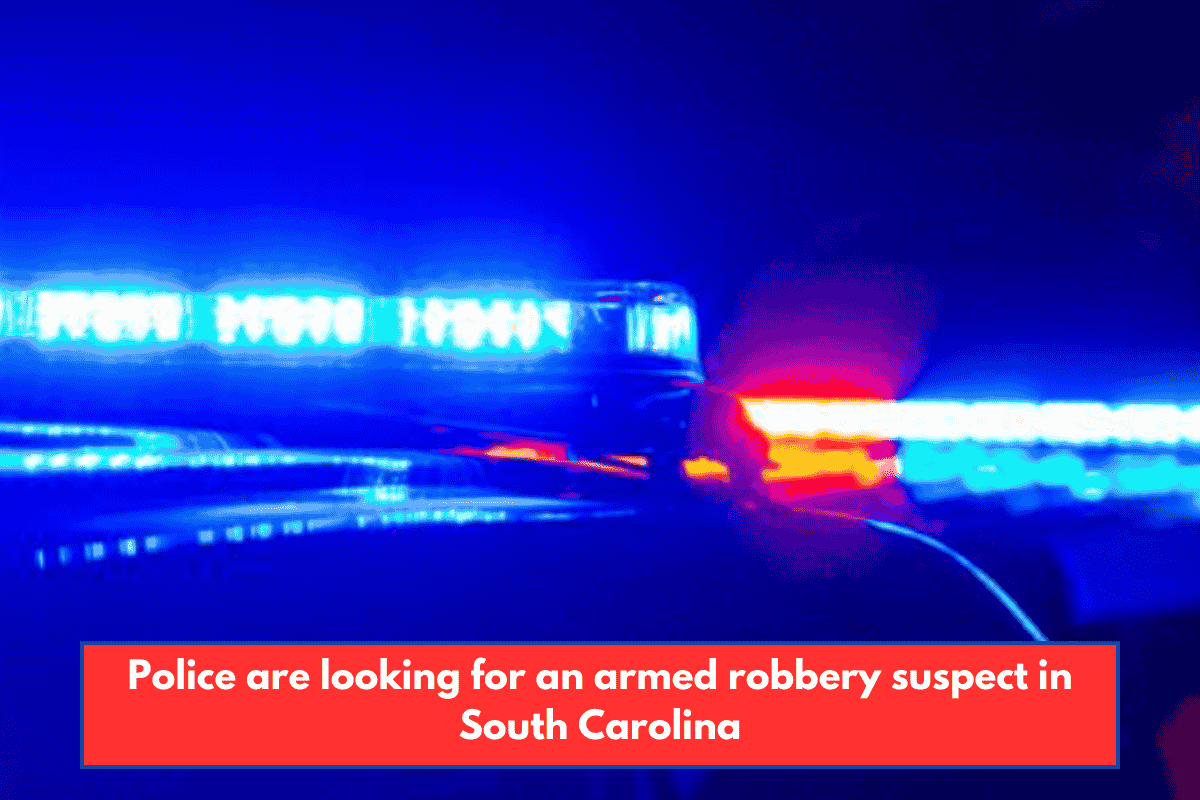 Police are looking for an armed robbery suspect in South Carolina