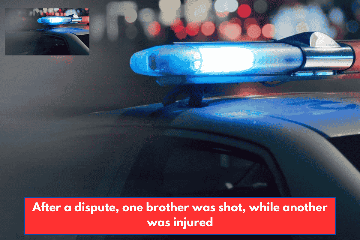 After a dispute, one brother was shot, while another was injured