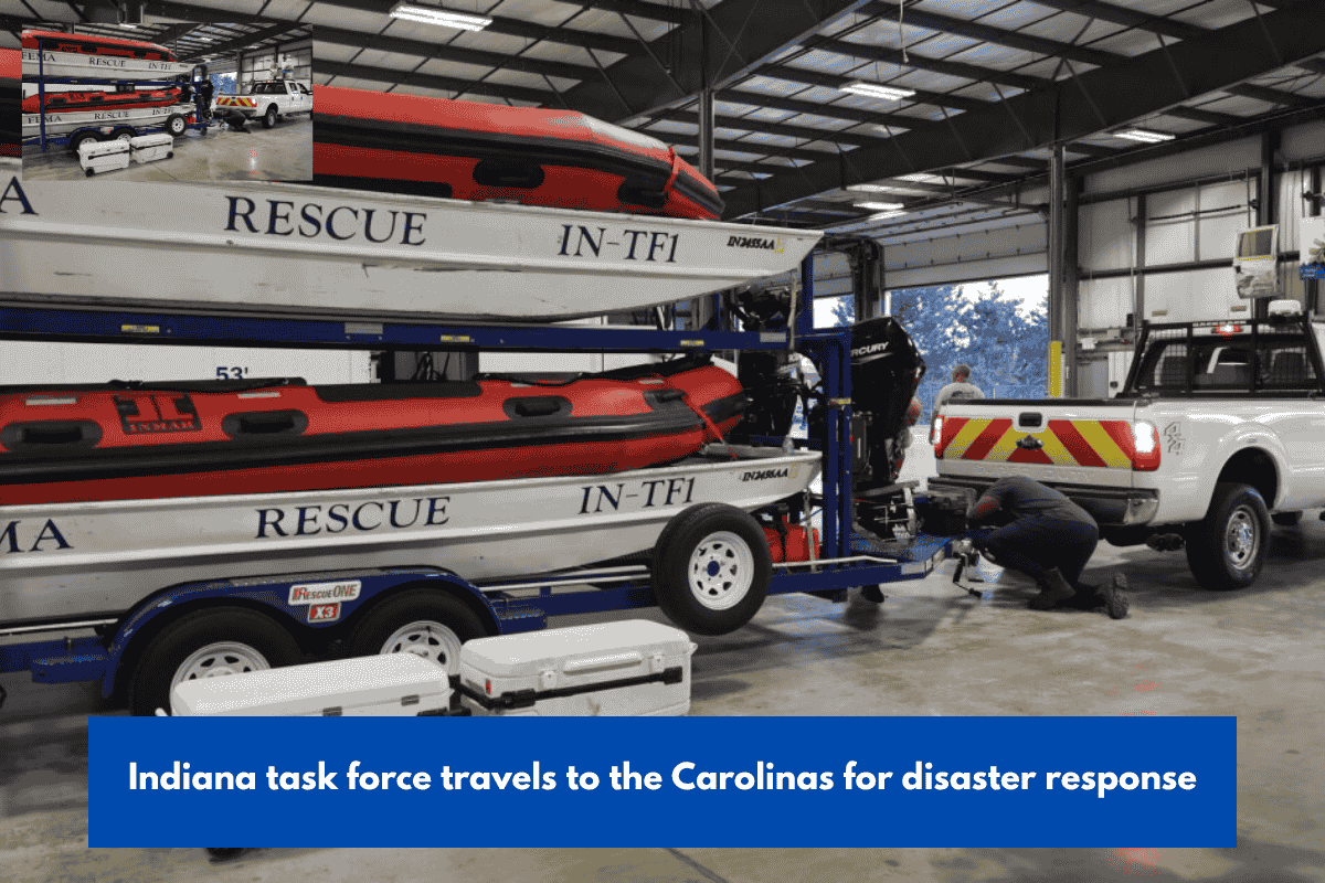 Indiana task force travels to the Carolinas for disaster response