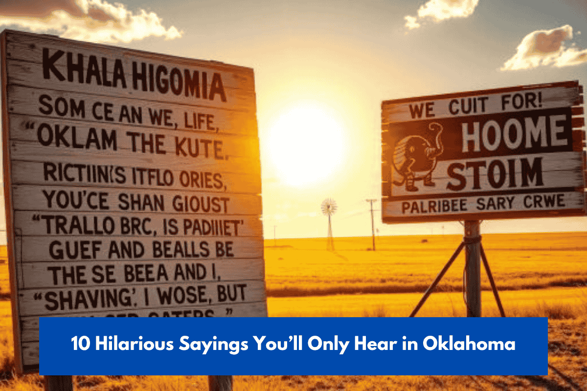 10 Hilarious Sayings You’ll Only Hear in Oklahoma