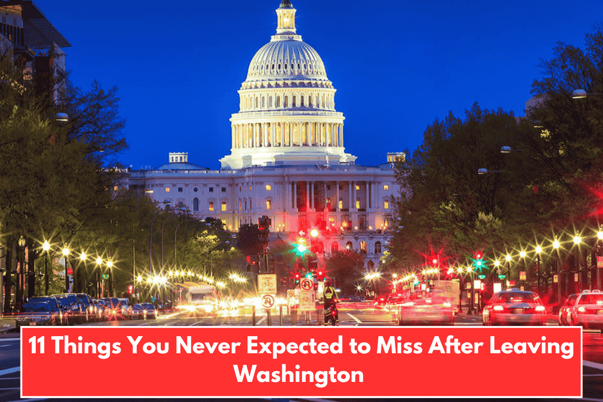 11 Things You Never Expected to Miss After Leaving Washington