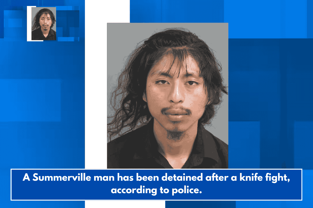 A Summerville man has been detained after a knife fight, according to police.
