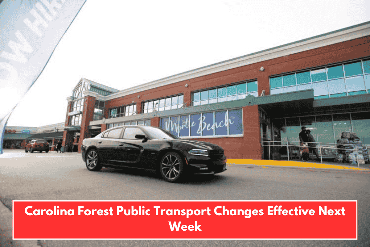 Carolina Forest Public Transport Changes Effective Next Week