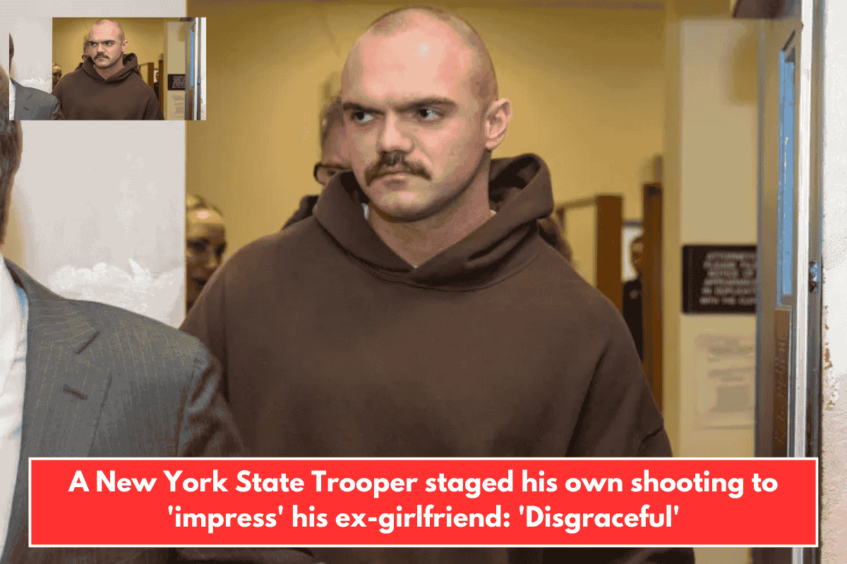 A New York State Trooper staged his own shooting to 'impress' his ex-girlfriend: 'Disgraceful'