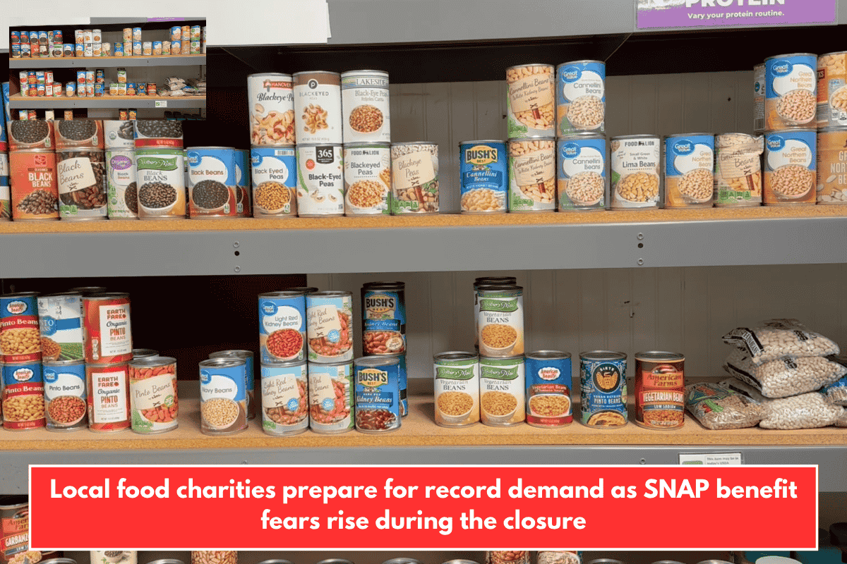 Local food charities prepare for record demand as SNAP benefit fears rise during the closure
