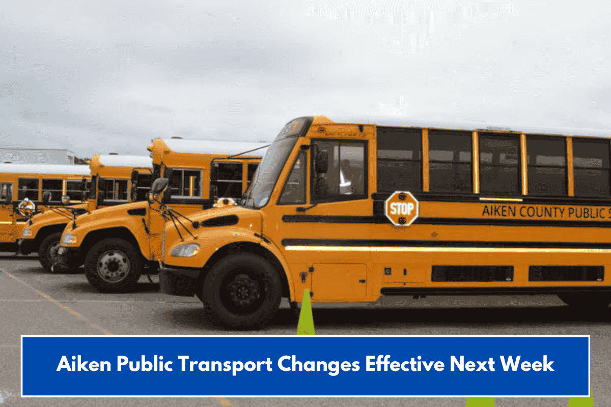 Aiken Public Transport Changes Effective Next Week