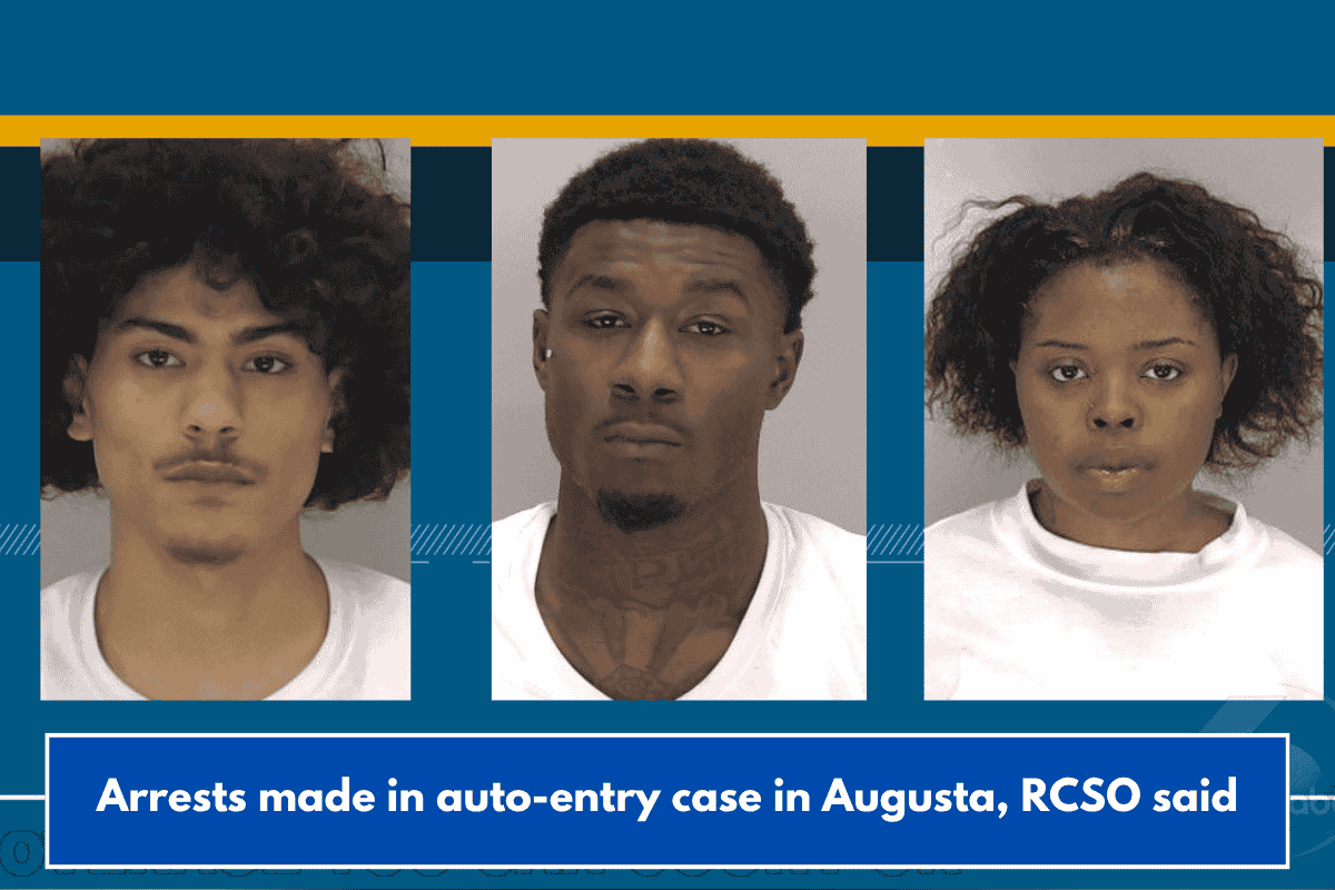 Arrests made in auto-entry case in Augusta, RCSO said