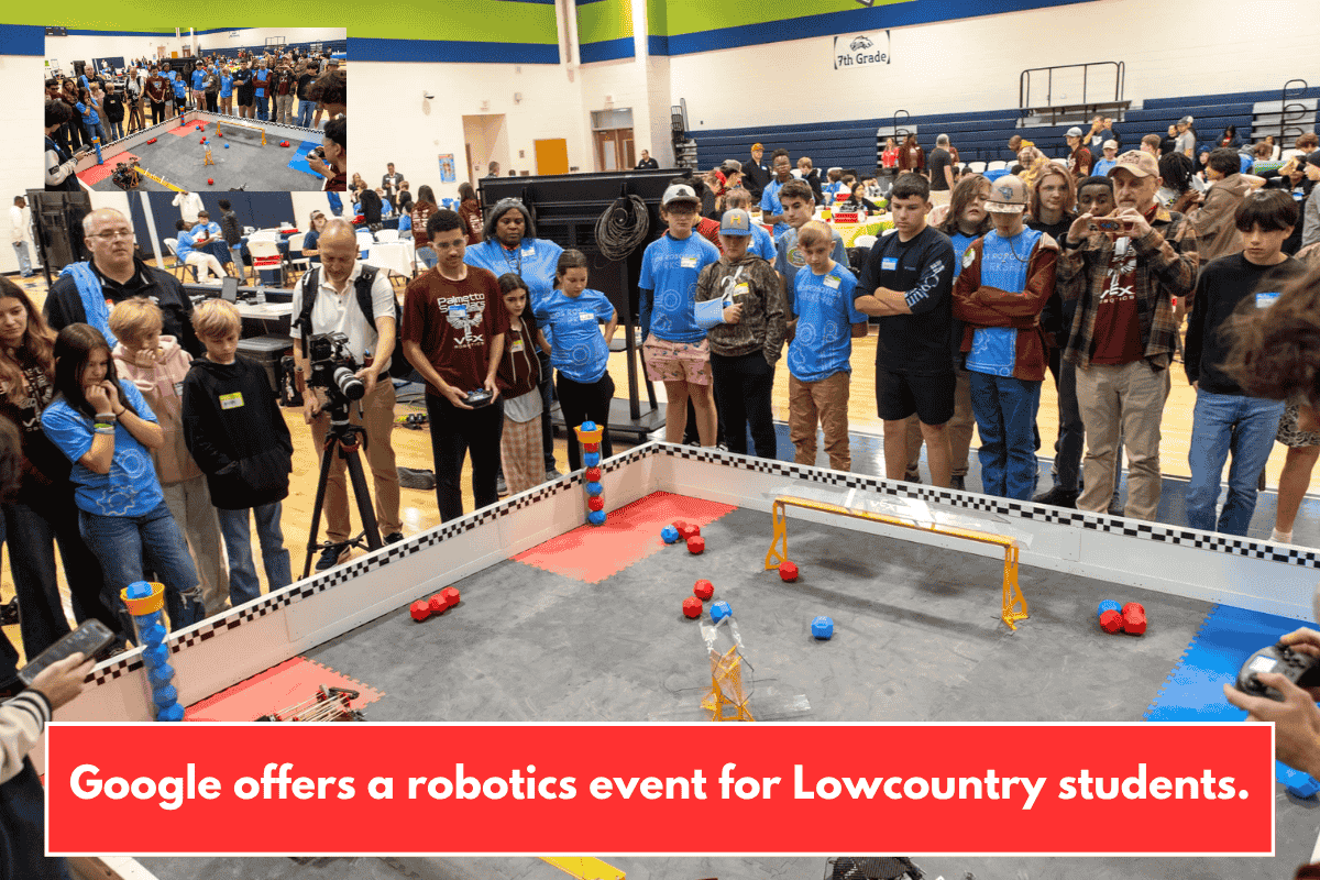 Google offers a robotics event for Lowcountry students.
