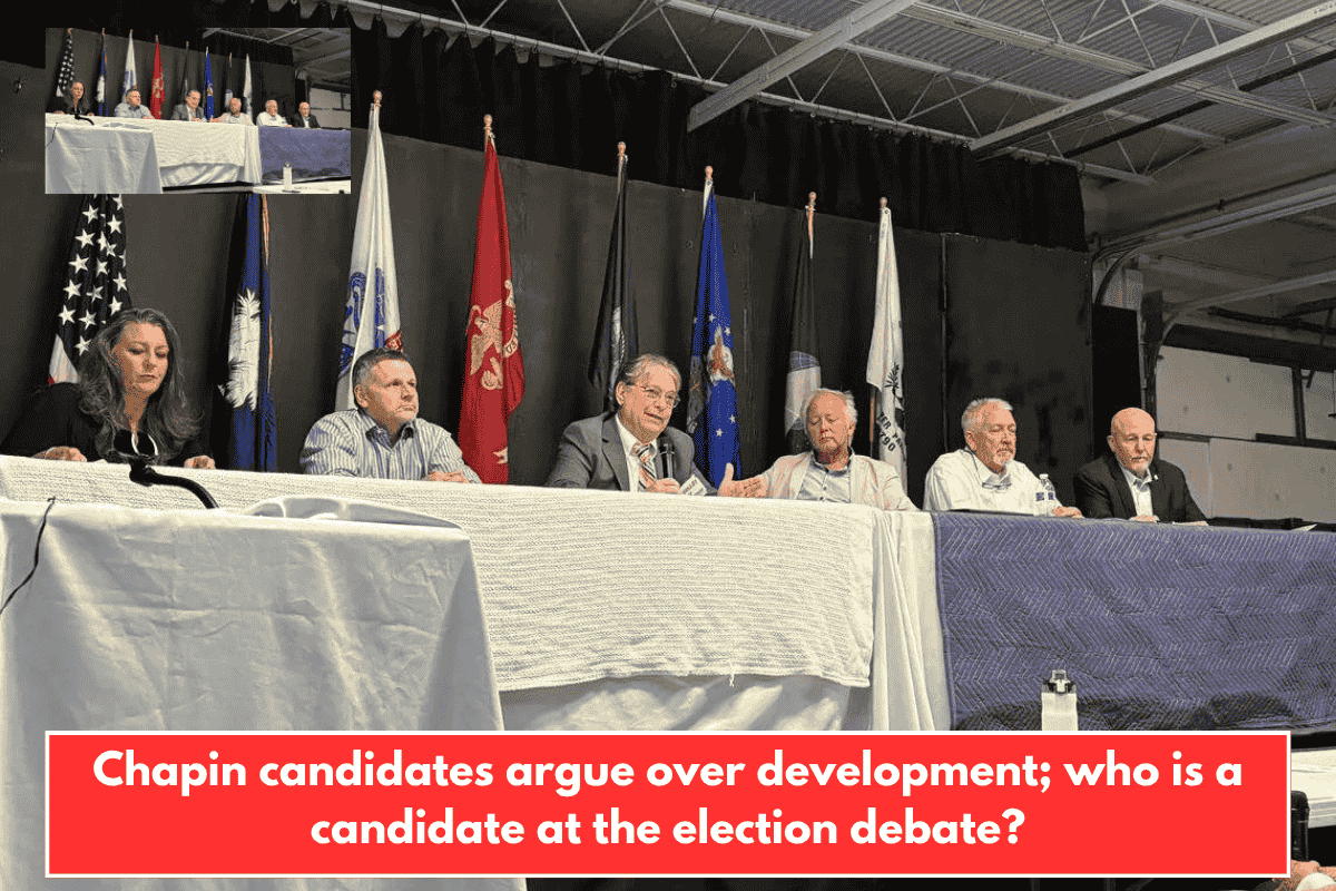 Chapin candidates argue over development; who is a candidate at the election debate?