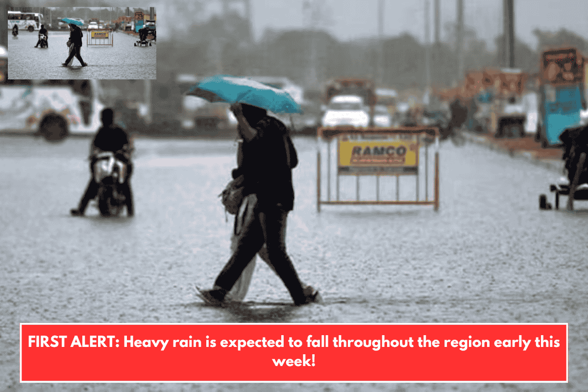 FIRST ALERT: Heavy rain is expected to fall throughout the region early this week!
