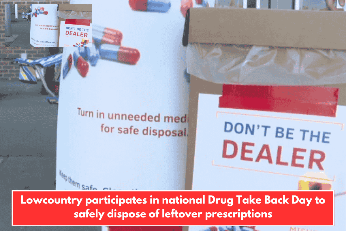 Lowcountry participates in national Drug Take Back Day to safely dispose of leftover prescriptions