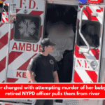 Mother charged with attempting murder of her baby after retired NYPD officer pulls them from river