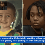 Woman sentenced to life for fatally stabbing a three-year-old boy in a grocery store parking lot with a shopping cart