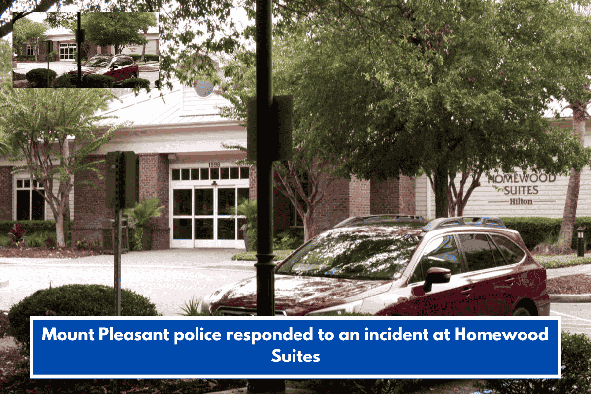 Mount Pleasant police responded to an incident at Homewood Suites