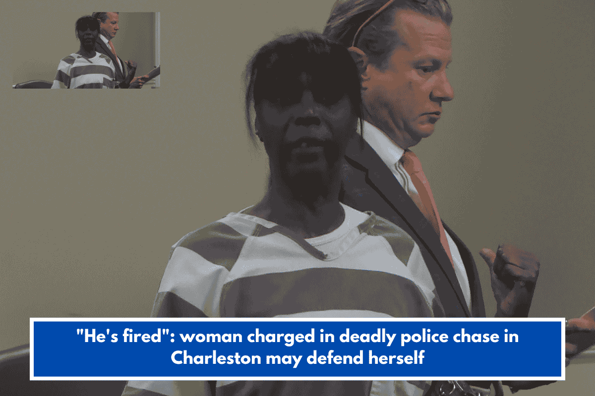 "He's fired": woman charged in deadly police chase in Charleston may defend herself
