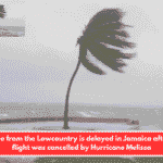 A couple from the Lowcountry is delayed in Jamaica after their flight was cancelled by Hurricane Melissa