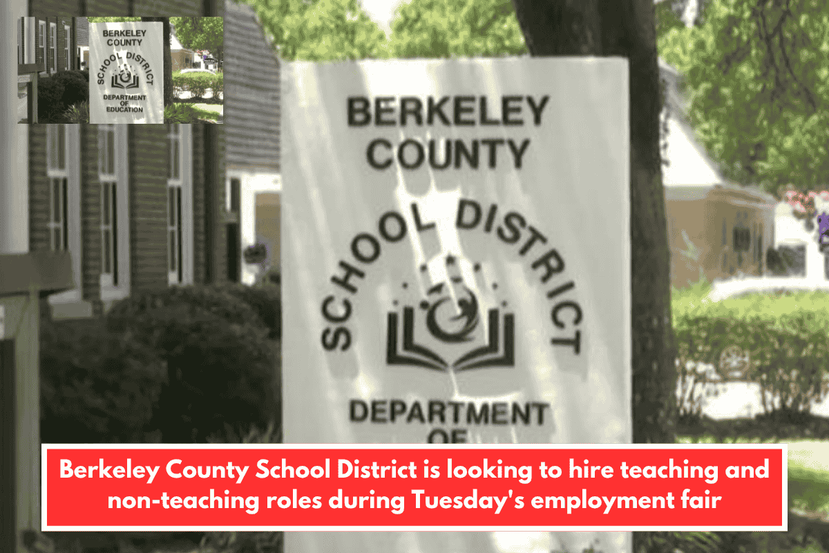 Berkeley County School District is looking to hire teaching and non-teaching roles during Tuesday's employment fair
