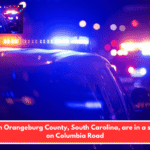 Police in Orangeburg County, South Carolina, are in a standoff on Columbia Road