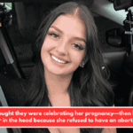 She thought they were celebrating her pregnancy—then he shot her in the head because she refused to have an abortion