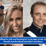 After killing his wife and leaving her in an open trunk, he killed himself, but the blood trail didn't end there