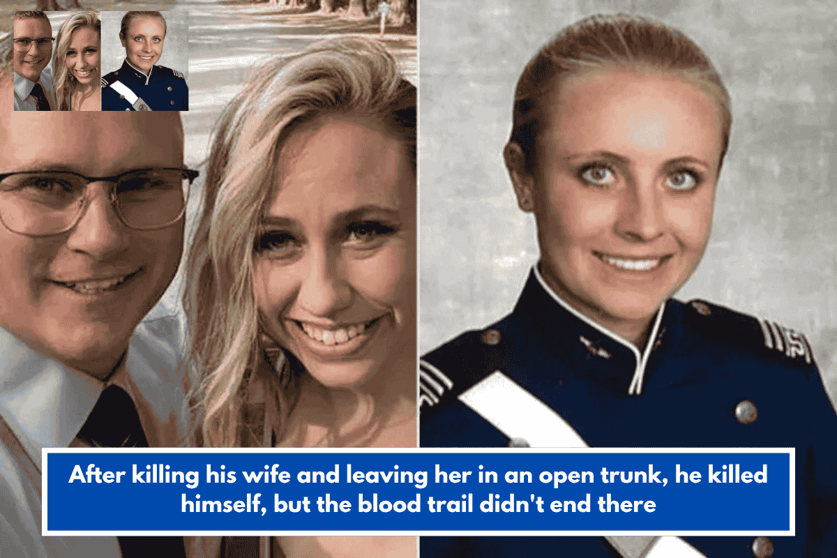 After killing his wife and leaving her in an open trunk, he killed himself, but the blood trail didn't end there